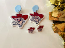 Load image into Gallery viewer, Weathered Collegiate Earrings