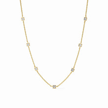 Load image into Gallery viewer, Jolie Delicate Station Cubic Zirconia Necklace