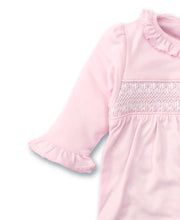 Load image into Gallery viewer, Hand Smocked CLB Charmed Pink Footie