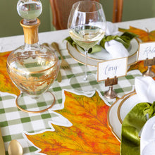 Load image into Gallery viewer, Moss Painted Check Runner