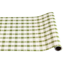 Load image into Gallery viewer, Moss Painted Check Runner