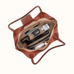 Load image into Gallery viewer, Foundery Small Tote Washed Leather | Kindling Brown