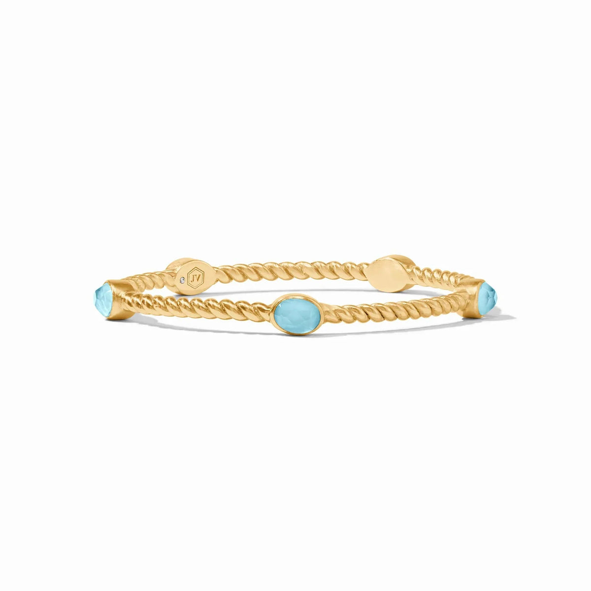 [Julie Vos] Nassau Stone Bangle-Iridescent Clear Crystal- M main image 1
