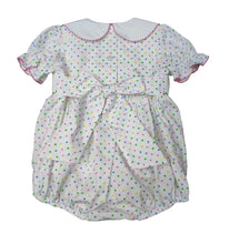 Load image into Gallery viewer, Bunny Hop Smocked Bubble w/ Tie