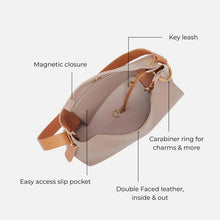 Load image into Gallery viewer, Rayna Shoulder Bag Double-Faced Leather | Warm Adobe