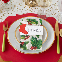 Load image into Gallery viewer, Die-cut Red French Frame Placemat