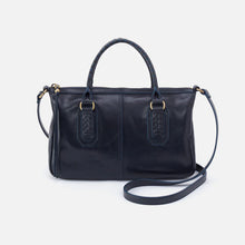 Load image into Gallery viewer, Expedition Satchel - Patina Leather | Navy Horizon