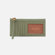 Load image into Gallery viewer, Hobo Carte Card Case In Pebbled Leather - Watercress