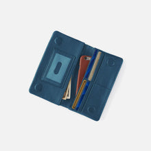 Load image into Gallery viewer, Hobo Lumen Continental Wallet - Peacock Feather