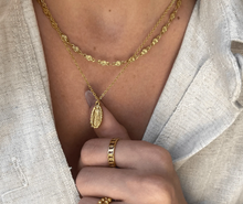 Load image into Gallery viewer, Marie Virgin Mary Pendant Gold Necklace