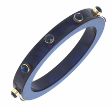 Load image into Gallery viewer, Renee Resin & Rhinestone Bangle
