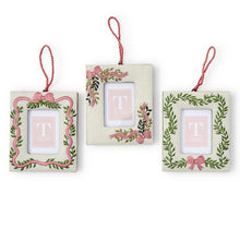 Load image into Gallery viewer, Hanging Ornament Frame Bow Designs