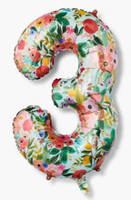 Load image into Gallery viewer, Garden Party Numbered Foil Balloon
