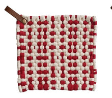 Load image into Gallery viewer, Christmas Crocheted Pot Holders