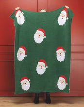 Load image into Gallery viewer, Santa Chenille Blanket