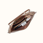 Load image into Gallery viewer, Scottie Slim Shoulder Bag Polished Leather | Woodsmoke