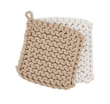 Load image into Gallery viewer, Mud Pie Crocheted Pot Holders