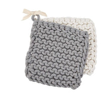Load image into Gallery viewer, Mud Pie Crocheted Pot Holders