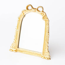 Load image into Gallery viewer, Gold Ribbon Table Mirror