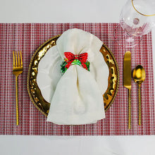 Load image into Gallery viewer, Red Berry Wreath Acrylic Napkin Ring