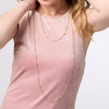 Load image into Gallery viewer, Solara Delicate Station Necklace - Gold