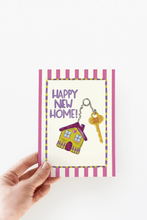Load image into Gallery viewer, Happy New Home Keys Card