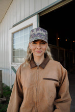 Load image into Gallery viewer, He's Hunting - Camo Vintage Trucker Hat