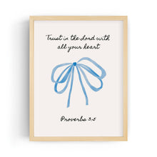 Load image into Gallery viewer, Trust In The Lord With All Your Heart Wall Art