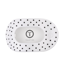Load image into Gallery viewer, White Polka Dot Party Teleties