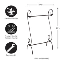 Load image into Gallery viewer, Scroll Garden Flag Stand