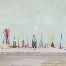 Load image into Gallery viewer, Unscented Thin Taper Candles in Box, Set of 36 - Light Blue