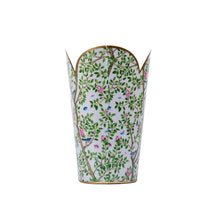 Load image into Gallery viewer, Elsie's Garden Enameled Tulip Wastebasket