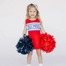 Load image into Gallery viewer, The Ole Miss | Bright Red Classic Cheer Dress