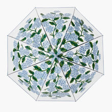 Load image into Gallery viewer, Hydrangea Clear Umbrella