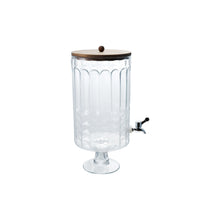 Load image into Gallery viewer, 8-Quart Cut Glass Beverage Dispenser