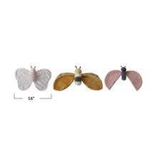 Load image into Gallery viewer, Plush Insect Snuggle Toy w/ Patterned Wings