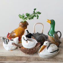Load image into Gallery viewer, Hand-Painted Duck Pitcher