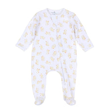 Load image into Gallery viewer, Downy Ducklings Print Zip Footie