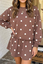 Load image into Gallery viewer, Polka Dot Casual Mini Skort Set