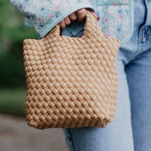 Load image into Gallery viewer, Woven Crossbody Bucket Bag