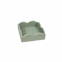 Load image into Gallery viewer, Caspari Rattan Scalloped Luncheon Napkin Holder