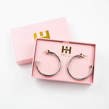 Load image into Gallery viewer, Hoo Hoops Silver & Gold