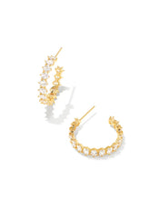Load image into Gallery viewer, Cailin Crystal Hoop Earrings