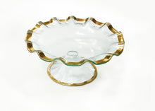 Load image into Gallery viewer, 13" Ruffle Footed Serving Bowl