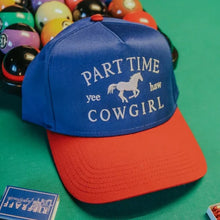 Load image into Gallery viewer, Part Time Cowgirl Trucker Hat