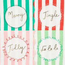 Load image into Gallery viewer, Striped Small Napkins