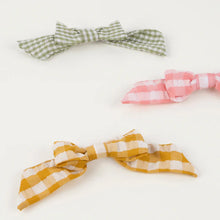 Load image into Gallery viewer, Gingham Hair Bows