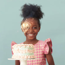 Load image into Gallery viewer, Gold Sparkler Star Candle