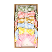 Load image into Gallery viewer, Gingham Hair Bows
