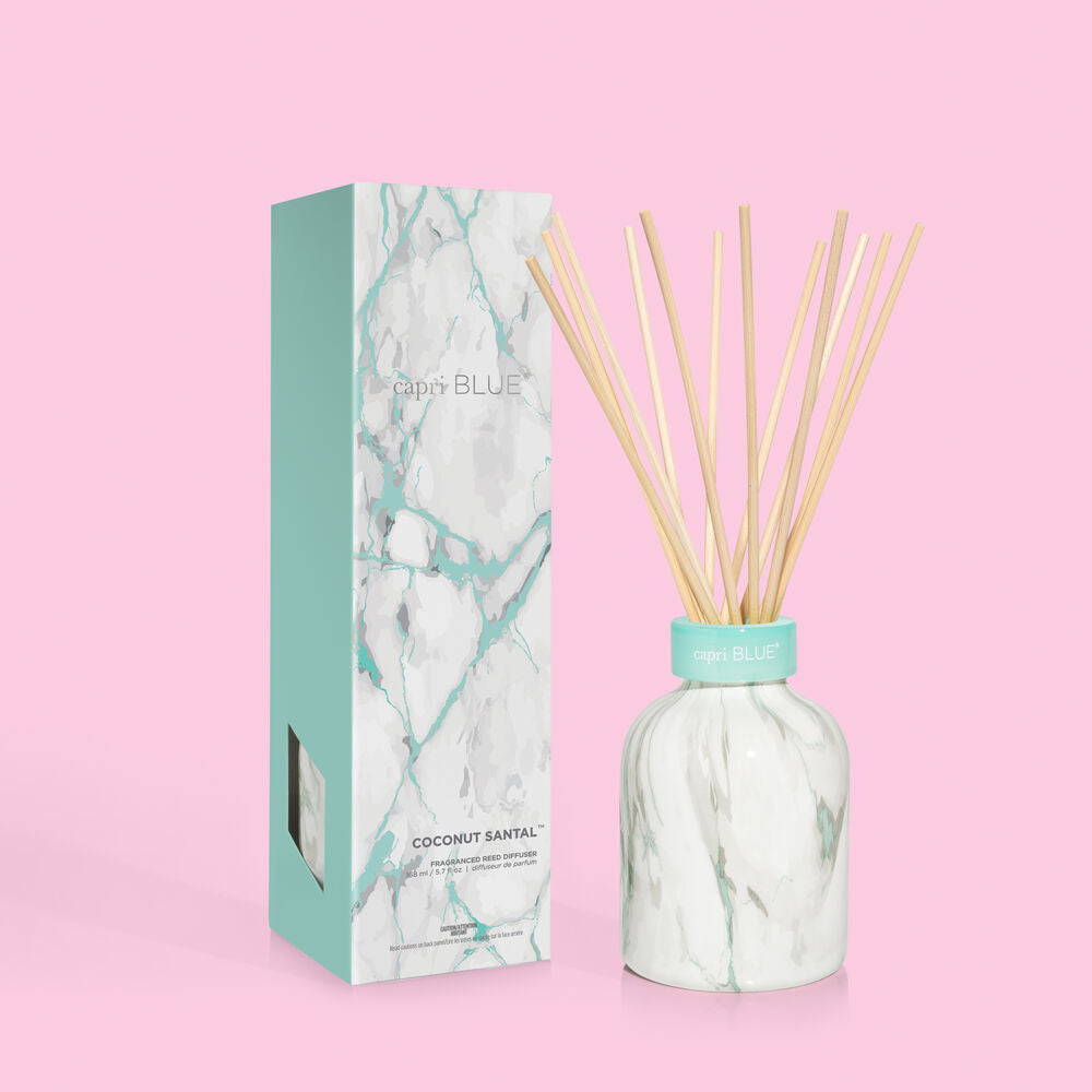 Coconut Santal Modern Marble Reed Diffuser Ultimate Gifts MS